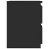 vidaXL Nachttisch Schwarz 30&times;30&times;40 cm Holzwerkstoff