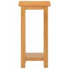 vidaXL Beistelltisch 27x24x55 cm Eiche Massivholz