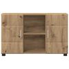 vidaXL Sideboard Artisan-Eiche 88,5 x 30,5 x 55,5 cm Holzwerkstoff