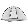 vidaXL Moskito-Netzzelt Mongolisch 220&nbsp;Schwarz&nbsp;200x180x135 cm