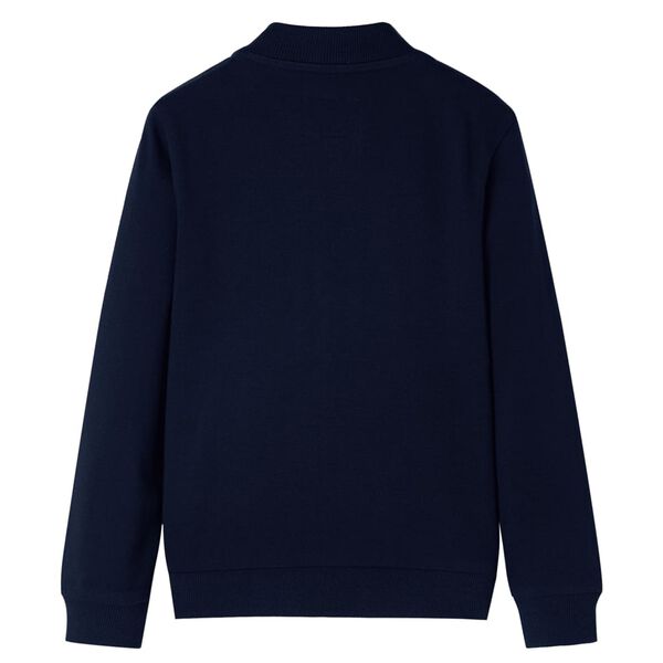 Kinder-Sweatshirt mit Rei&szlig;verschluss Marineblau 104