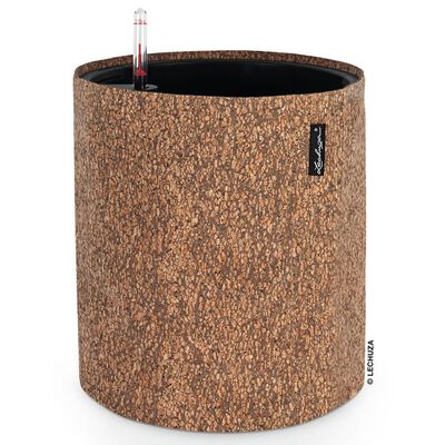 LECHUZA Pflanzgefäß TRENDCOVER 32 Cork ALL-IN-ONE Natur Dunkel