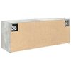 vidaXL Bad-Wandschrank Betongrau 80x25x30 cm Holzwerkstoff