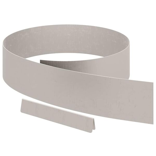 vidaXL Raseneinfassung Rostig 450 x 0,05 x 15 cm Wetterfeststahl