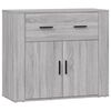 vidaXL Sideboard Grau Sonoma 80x33x70 cm Holzwerkstoff