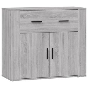 vidaXL Sideboard Grau Sonoma 80x33x70 cm Holzwerkstoff