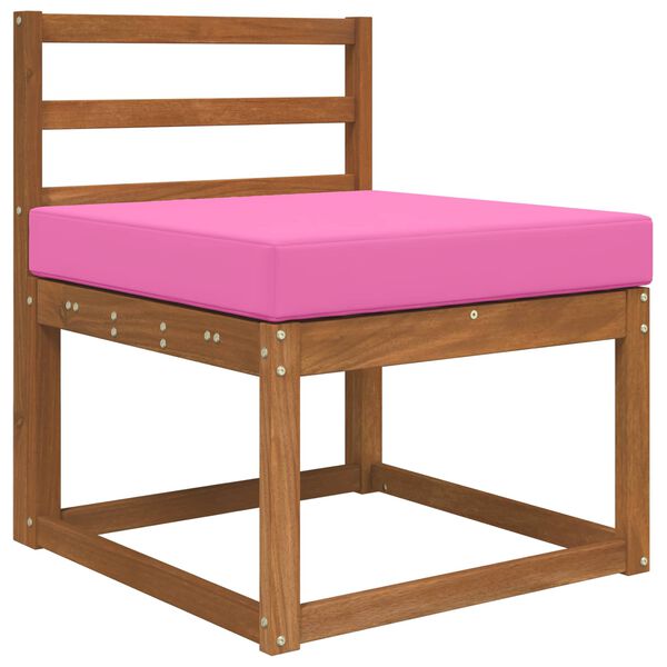 vidaXL Sofakissen f&uuml;r drau&szlig;en Rosa 60 x 60 x 8 cm Polyester