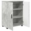 vidaXL Badezimmerschrank mit Speicher Beton Grau 60 x 35 x 80 cm