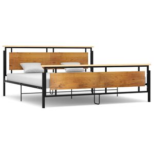 vidaXL Bett Metall 200x200 cm