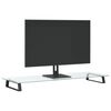 vidaXL Monitorst&auml;nder Schwarz 100x35x8 cm Hartglas und Metall