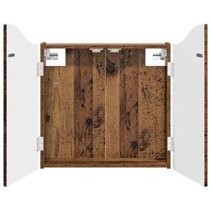 vidaXL Dartboard Schrank Altholz 56 x 12 x 63 cm Holzwerkstoff