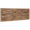 vidaXL Bettkopfteil Natur Massivholz Teak