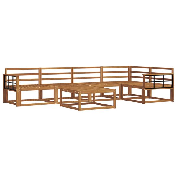 vidaXL Outdoor-Sofagarnitur 6 pcs Natur Massivholz Akazie