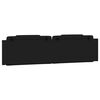 vidaXL Kopfteil-Kissen "Viana" Schwarz 193 cm Kunstleder