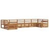 vidaXL Outdoor-Sofagarnitur 7 stk. Natur Massivholz Akazie