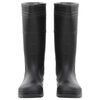 vidaXL Gummistiefel Schwarz Gr&ouml;&szlig;e 46 PVC