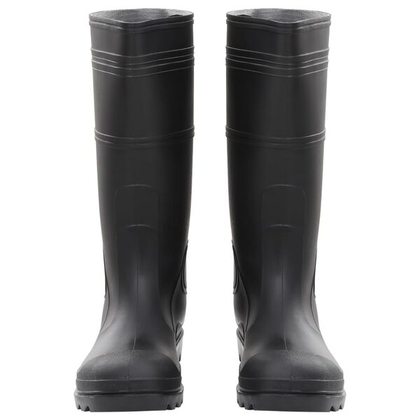 vidaXL Gummistiefel Schwarz Gr&ouml;&szlig;e 46 PVC
