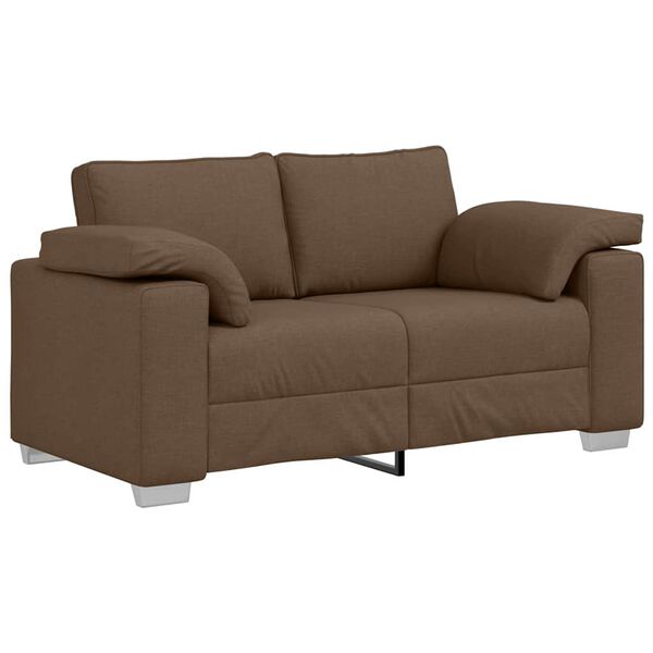 vidaXL Sofa 120cm Braun Stoff