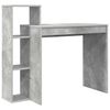 vidaXL Schreibtisch Beton Grau Holzwerkstoff 100 x 40 x 90 cm