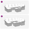 vidaXL Sofa Set mit Kissen 8 pcs Beige Poly-Rattan