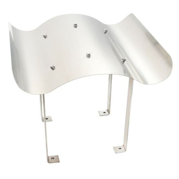 vidaXL Schornsteinabdeckung Edelstahl 50 x 50 x 37 cm