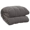 vidaXL Gewichtsdecke Grau 200x230 cm 13 kg Stoff
