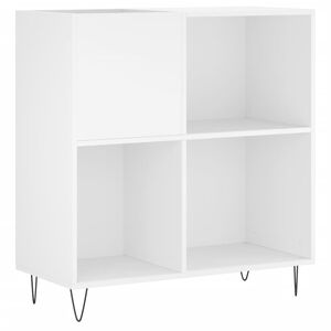 vidaXL Plattenschrank Wei&szlig; 84,5x38x89 cm Holzwerkstoff