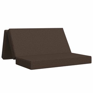 vidaXL Klappsofa Bett 120 x 67 x 45 cm Taupe