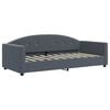 vidaXL Tagesbett Dunkelgrau 90x190 cm Samt