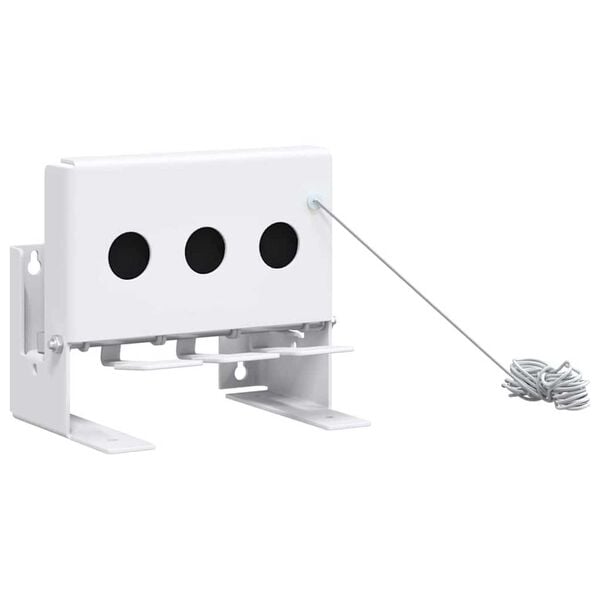 vidaXL 3-Loch-Biathlon-Klappscheibe mit Rückstellkordel