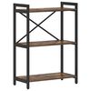vidaXL B&uuml;cherregal 60 x 30 x 85 cm Holzwerkstoff Ger&auml;ucherte Eiche