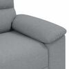 vidaXL 2-Sitzer-Sofa Hellgrau 160x81x84 cm Stoff