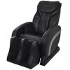 vidaXL Massagesessel Schwarz Kunstleder