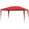 vidaXL Party-Zelt Rot 400 x 300 x 255 cm PE und Stahl