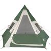 vidaXL Tipi-Campingzelt 7 Personen Grün Wasserdicht