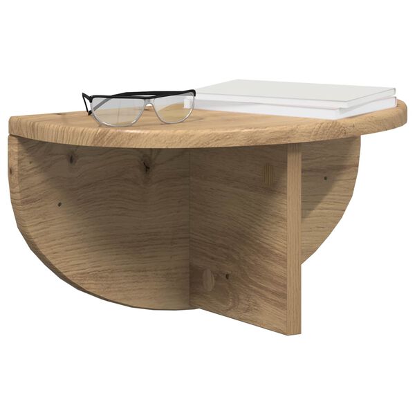 vidaXL Wandregal Artisan-Eiche 38 x 19 x 19 cm Holzwerkstoff