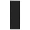 vidaXL Apothekerschrank Schwarz 30x41x118 cm Holzwerkstoff