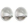 vidaXL L&uuml;ftungsgitter 2 stk. Silber 150 mm Edelstahl