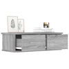 vidaXL Wandschrank Grau Sonoma 60x26x18,5 cm Holzwerkstoff