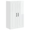 vidaXL Küchenschrank Hochglanz Weiß 60 x 31 x 100 cm Holzwerkstoff