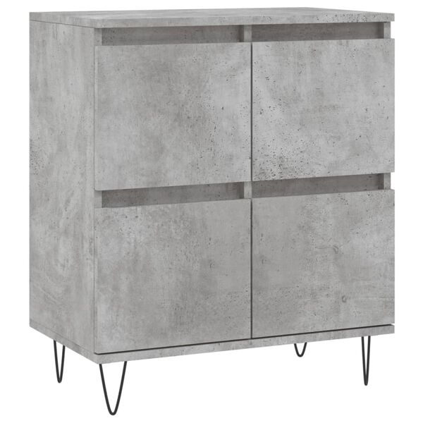 vidaXL Sideboard Betongrau 60x35x70 cm Holzwerkstoff
