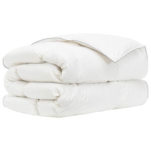 vidaXL Bettdecke FULDA 152 x 203 cm 4 Jahreszeiten 210 GSM Wei&szlig;