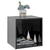 vidaXL TV-Schrank Hochglanz-Schwarz 37x35x37 cm Holzwerkstoff