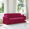 vidaXL Sofa Weinrot Gesamtabmessungen: 198 x 78 x 80 cm (B x T x H)
