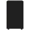 vidaXL Aufbewahrungsschrank Schwarz 60 x 48 x 81 cm Holzwerkstoff