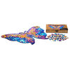 UNIDRAGON 700-tlg. Holzpuzzle Intergalaxy Butterfly Royal Size 60x44cm