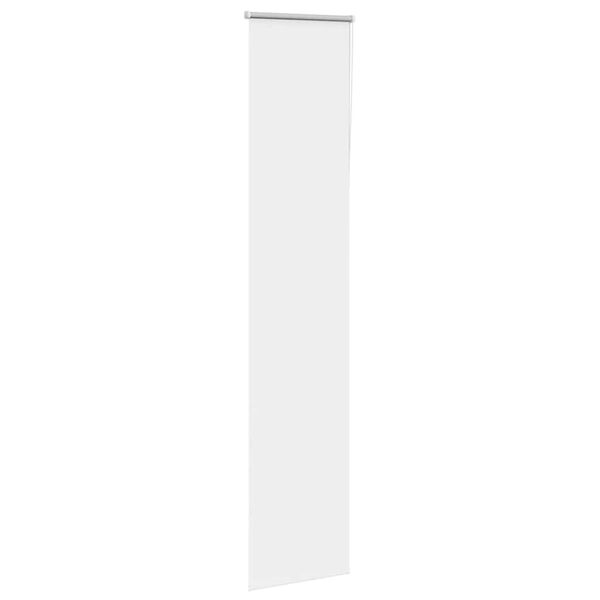 vidaXL Verdunkelungsrollo Wei&szlig; 50x210cm Stoffbreite 45,7 cm Polyester