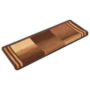vidaXL Stufenmatten Selbstklebend 5 Stk. 65x21x4 cm Braun