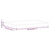 vidaXL Schneidebrett 50x35x4 cm Massivholz Buche