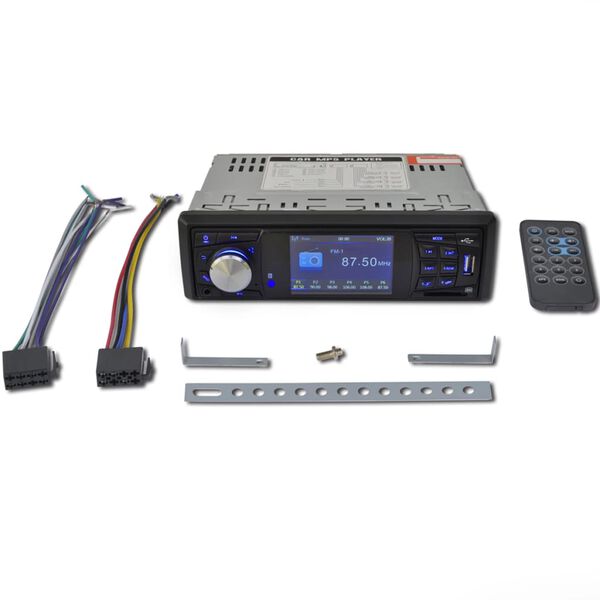 Multimedia Autoradio Monitor 1 DIN FM Radio